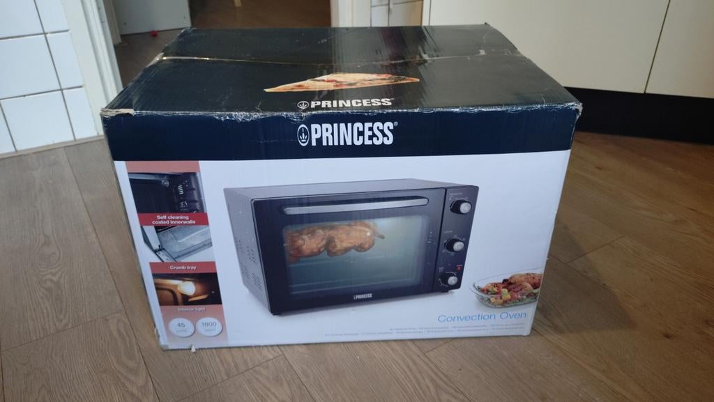Princess Oven 45L - Nieuw, Ophalen of Verzenden, Zo goed als nieuw, Minder dan 45 cm