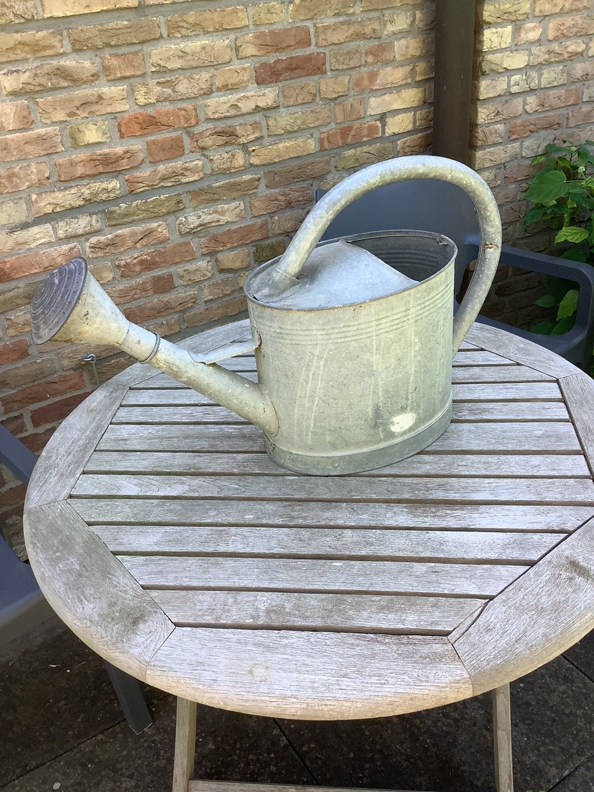 Mooie oude zinken gieter, Ophalen, Gebruikt, Overige materialen