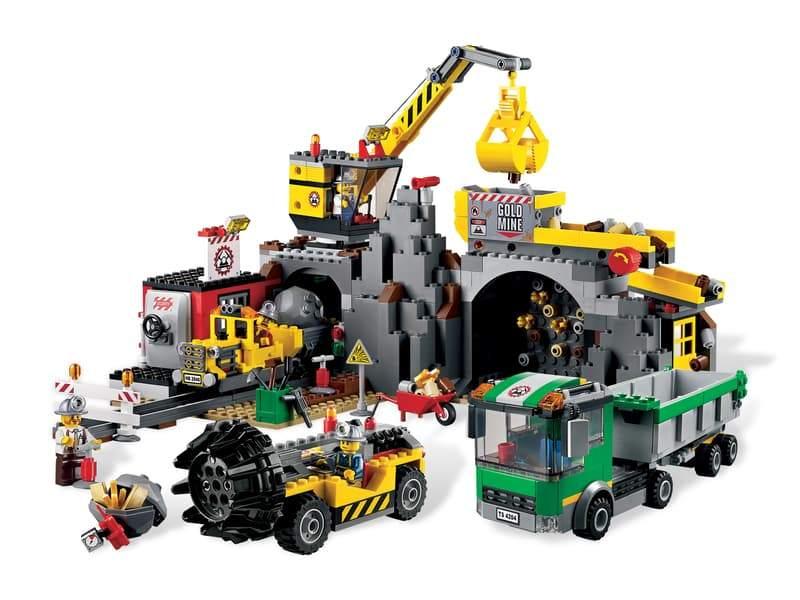 Lego Nr. 4204 De mijn 748 onderdelen met doos en instructies, City, Lego, Ophalen of Verzenden, Zo goed als nieuw