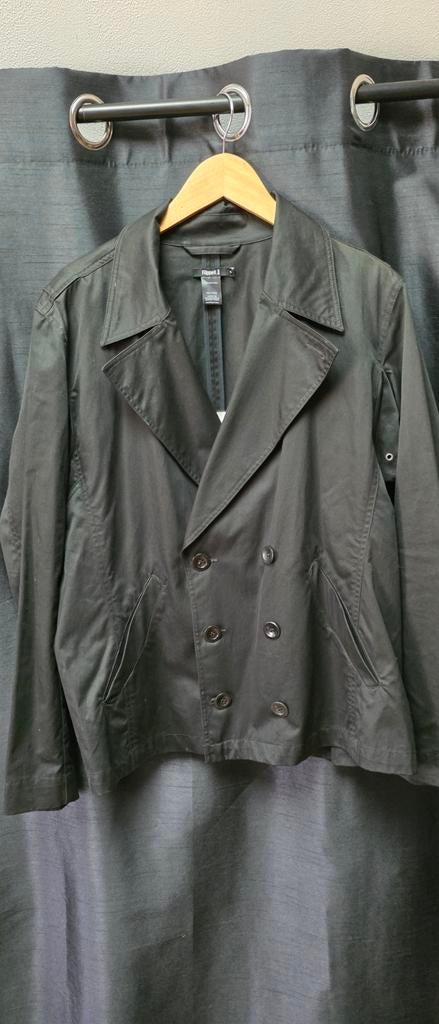 Filippa K Man Zwart Katoenen Jas Maat XL, Zwart, Maat 56/58 (XL), Zo goed als nieuw, Filippa K
