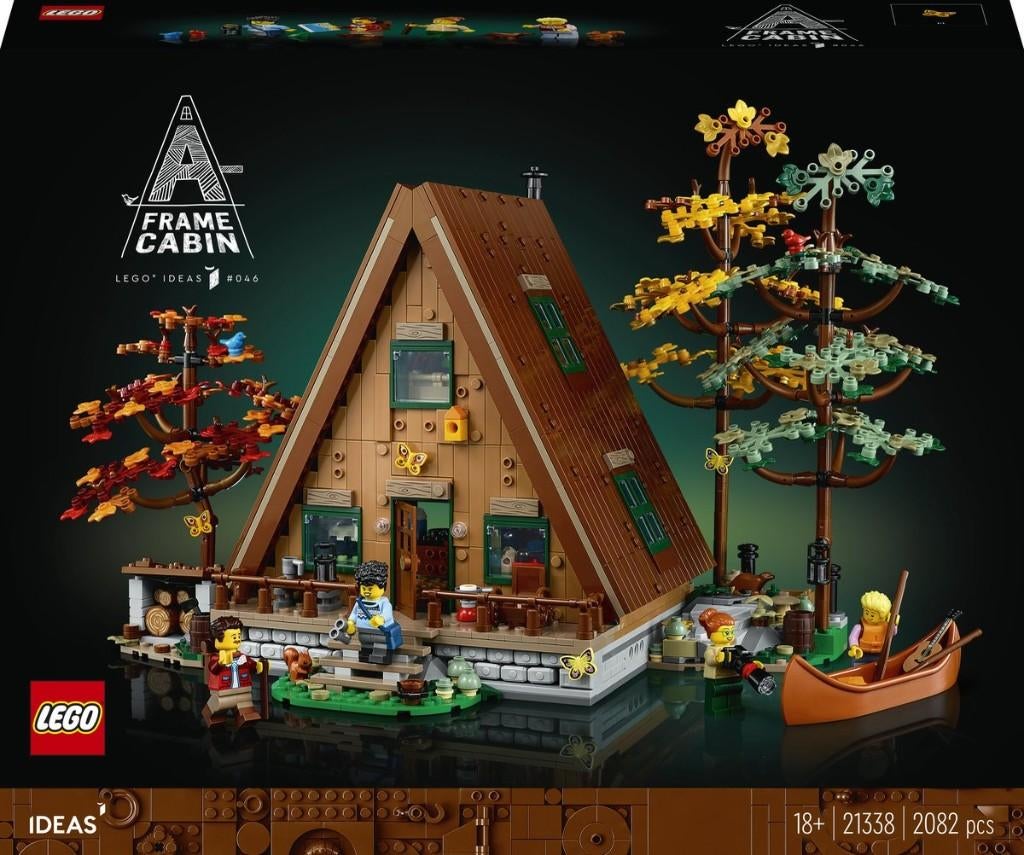 LEGO Ideas A-Frame Boshut Modelbouw Set - 21338, Ophalen, Lego, Nieuw, Ideas