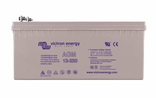 Victron AGM Accu 12V/220Ah, Ophalen, Gebruikt