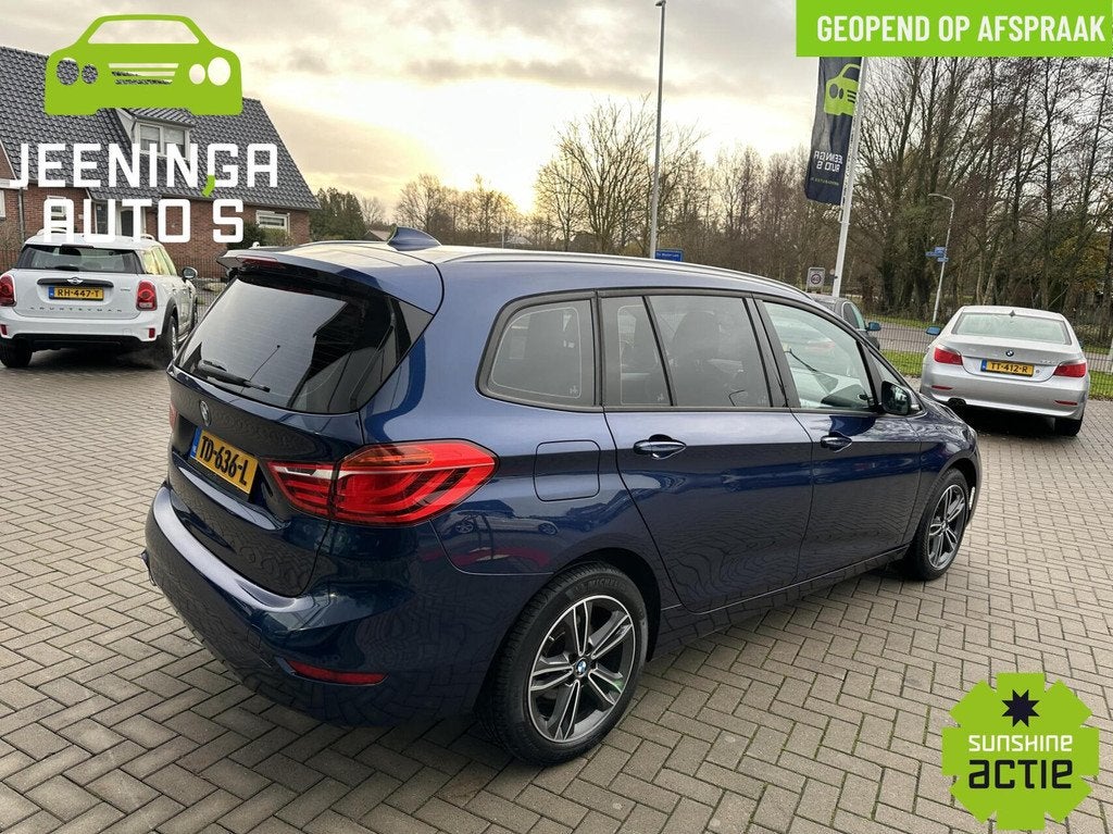BMW 2-serie Gran Tourer 218i 7p. Corporate Lease Executive|N, Auto's, BMW, Stof, Gebruikt, 2-Serie Gran Tourer, Blauw