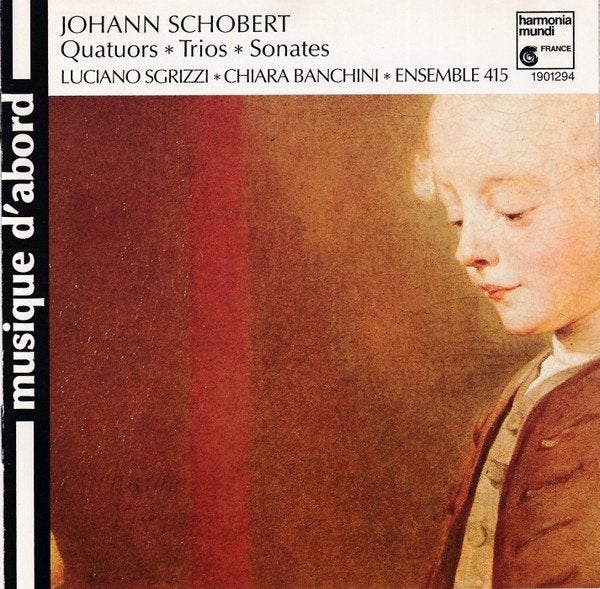 Johann Schobert Quatuors • Trios • Sonates CD, Gebruikt, Overige typen, Ophalen of Verzenden, Classicisme
