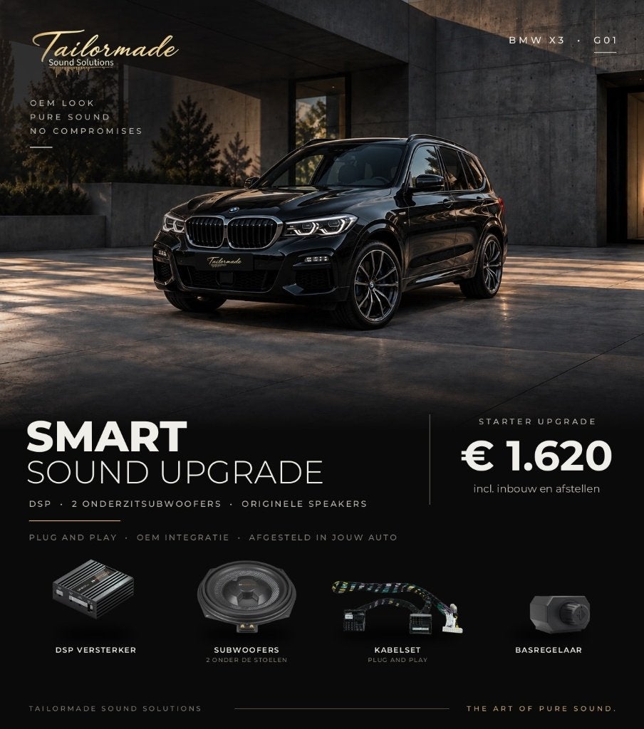 BMW X3 G01 audio upgrade vanaf €1.620 incl. inbouw, Auto diversen, Ophalen, Nieuw