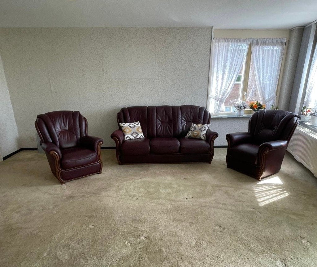 BANKSTEL TE KOOP WEGENS VERHUIZING, Huis en Inrichting, Banken | Bankstellen, Ophalen, KLASSIEK, Gebruikt, 100 tot 125 cm