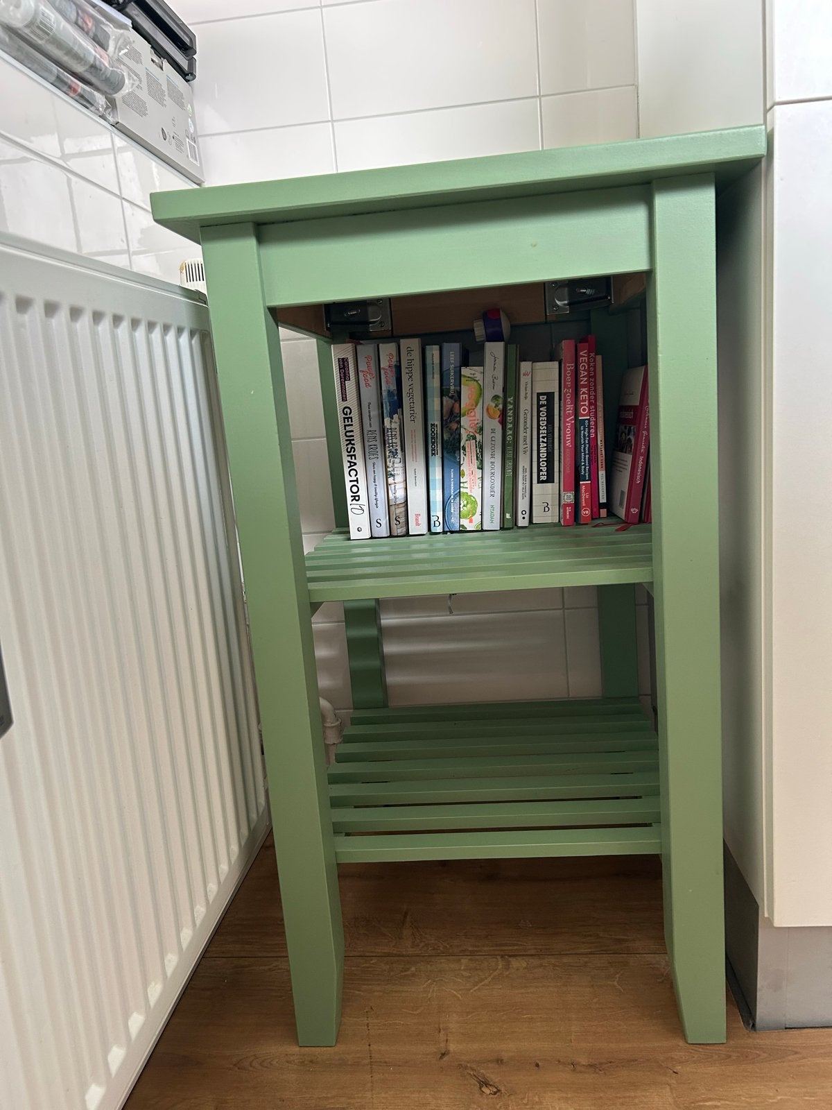 IKEA BEKVÄM Roltafel, Ophalen, Gebruikt