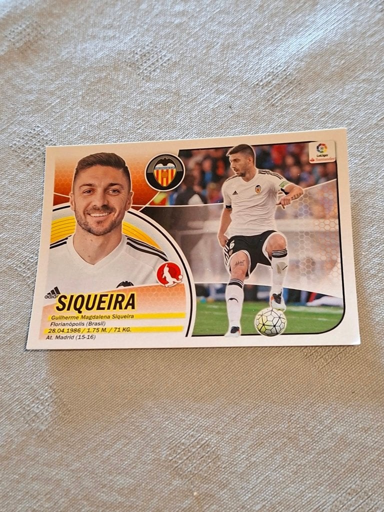 Panini/Sticker:Guilherme Sequeira/Valencia CF/2016-2017, Verzamelen, Ophalen of Verzenden, Nieuw, Buitenlandse clubs, Poster, Plaatje of Sticker