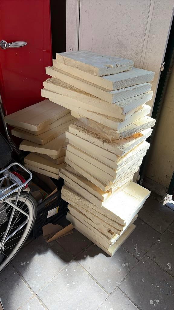 Isolatie bloken 3,8 dik. GRATIS, Ophalen, Zo goed als nieuw, 15 m² of meer