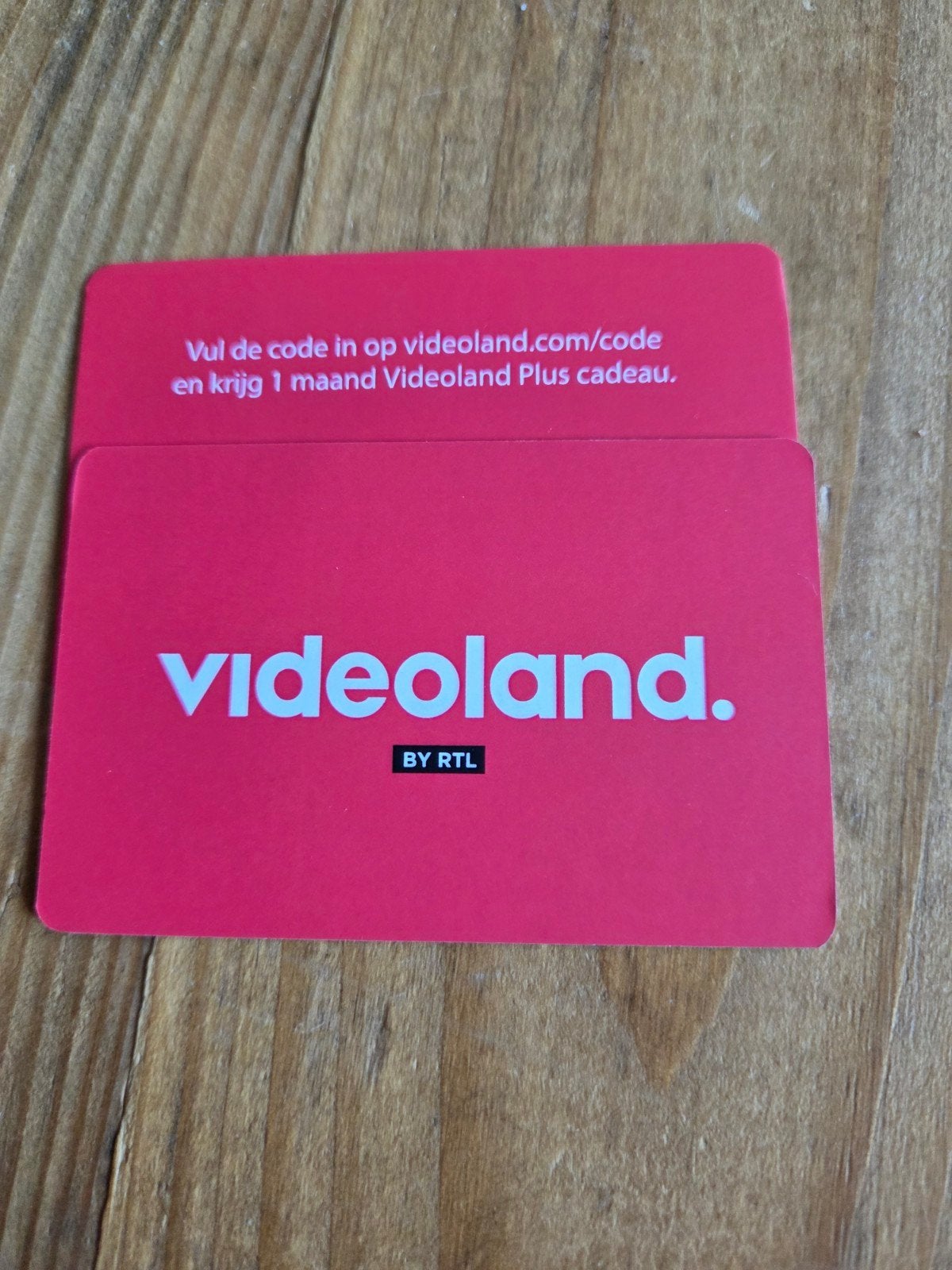 1 maand Videoland plus, voor 2 schermen tegelijk., Eén persoon, Cadeaubon