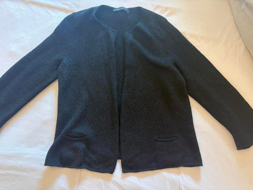Marccain vest maat 4, grijs wol zgan, Kleding | Dames, Ophalen of Verzenden, Zo goed als nieuw, Maat 38/40 (M), Grijs