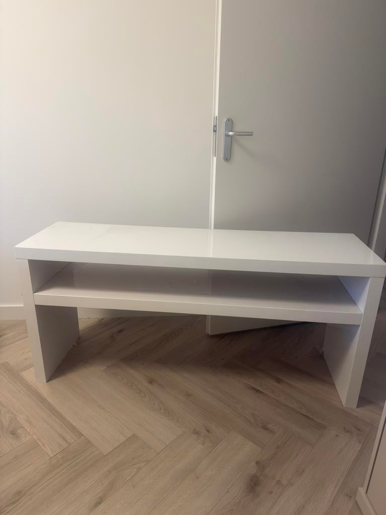 Wit IKEA tv meubel dressoir, Overige materialen, Gebruikt, 100 tot 150 cm, Ophalen of Verzenden