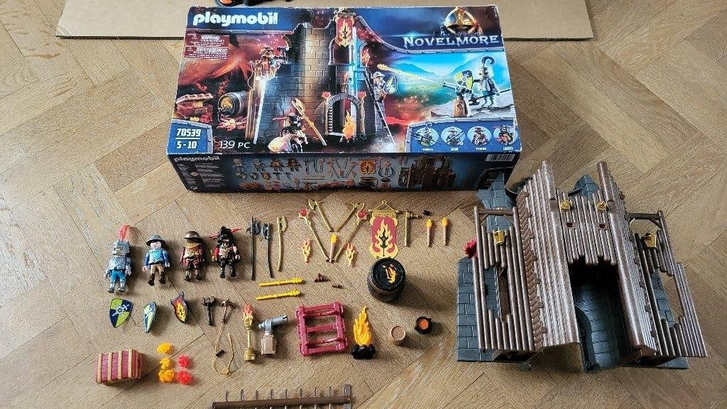 Playmobil Novelmore 70539 - Kasteelruïne Burnham Raiders, Complete set, Ophalen of Verzenden, Zo goed als nieuw, Kasteel/Fort