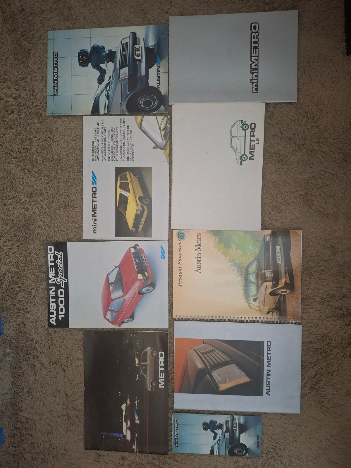 Uitgebreid lot autofolders Leyland/Austin Metro, Verzenden, Gelezen, Overige merken