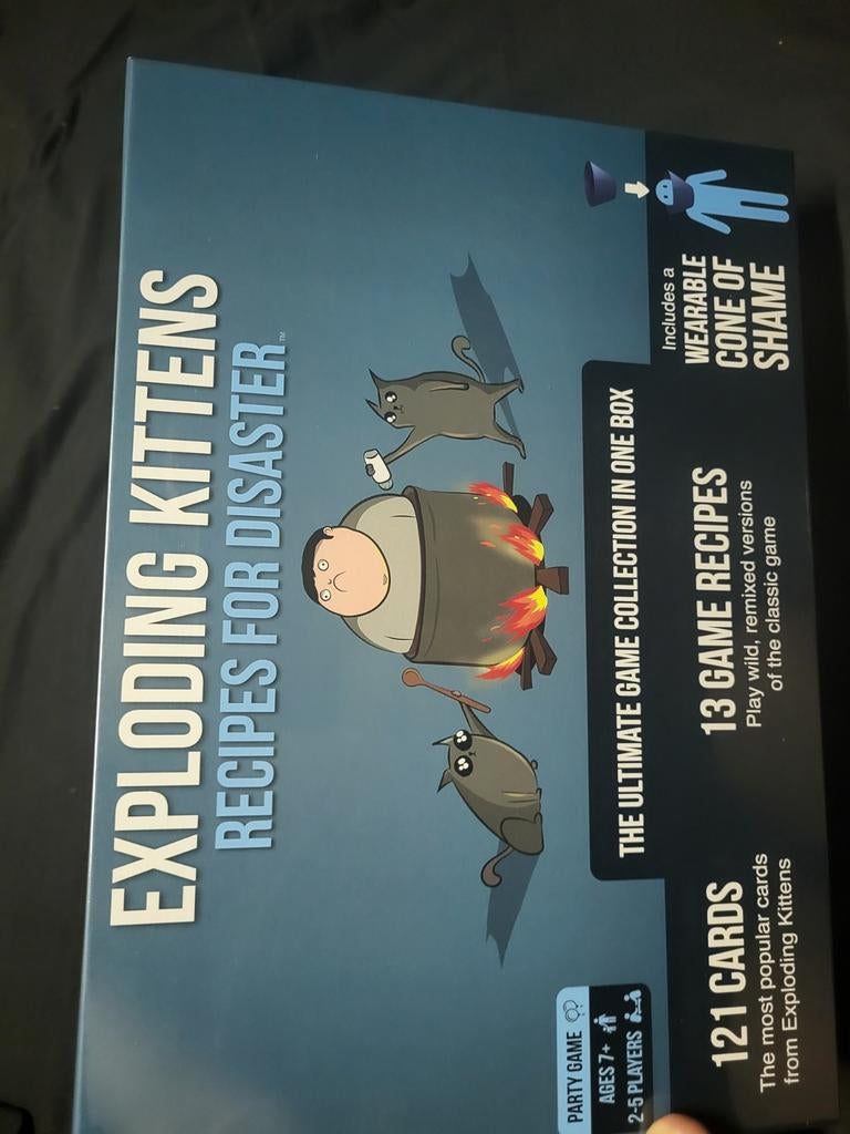 Exploding Kittens: Recipes for Disaster Bordspel, Vijf spelers of meer, Ophalen of Verzenden, Zo goed als nieuw, Exploding Kittens