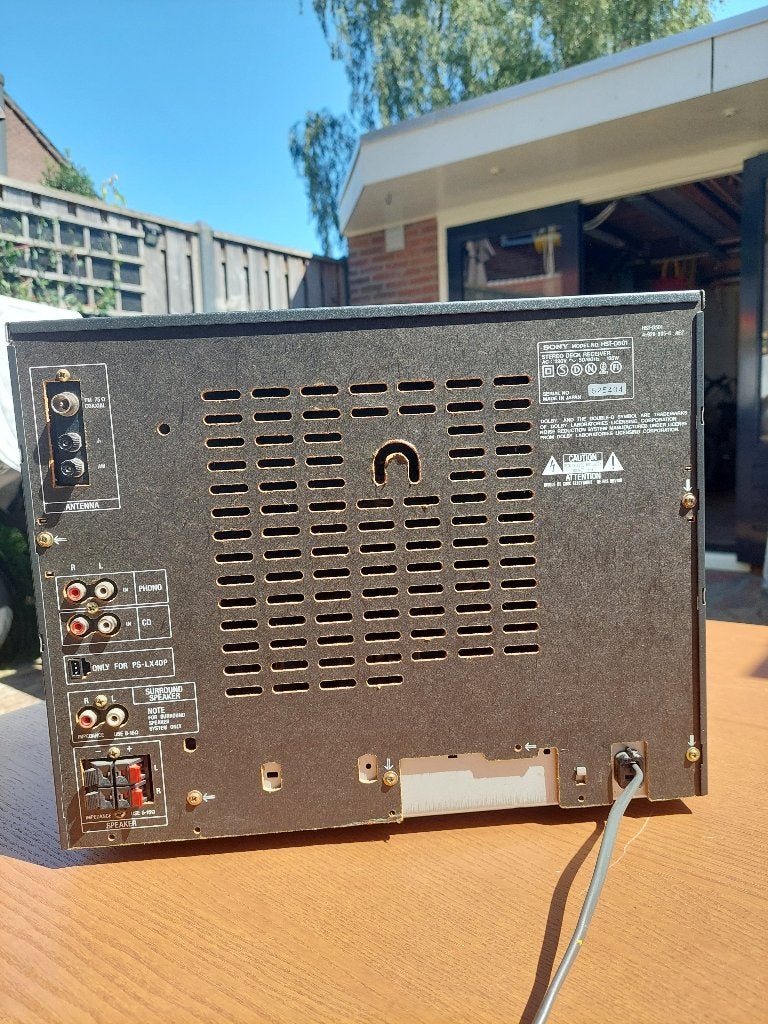 Sony HST-D501, Ophalen, Gebruikt, 120 watt of meer, Sony