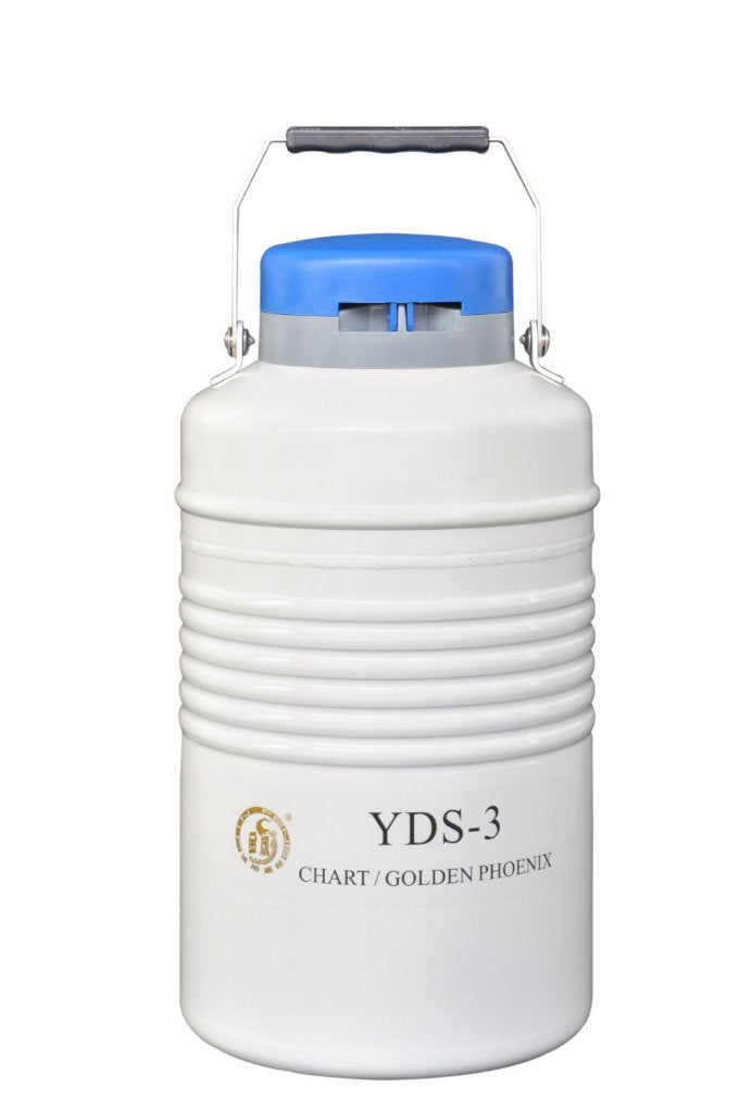 Cryogene LN2 tank stikstofvat stikstofcontainer dewar - 3L, Dieren en Toebehoren, Ophalen, Gebruikt