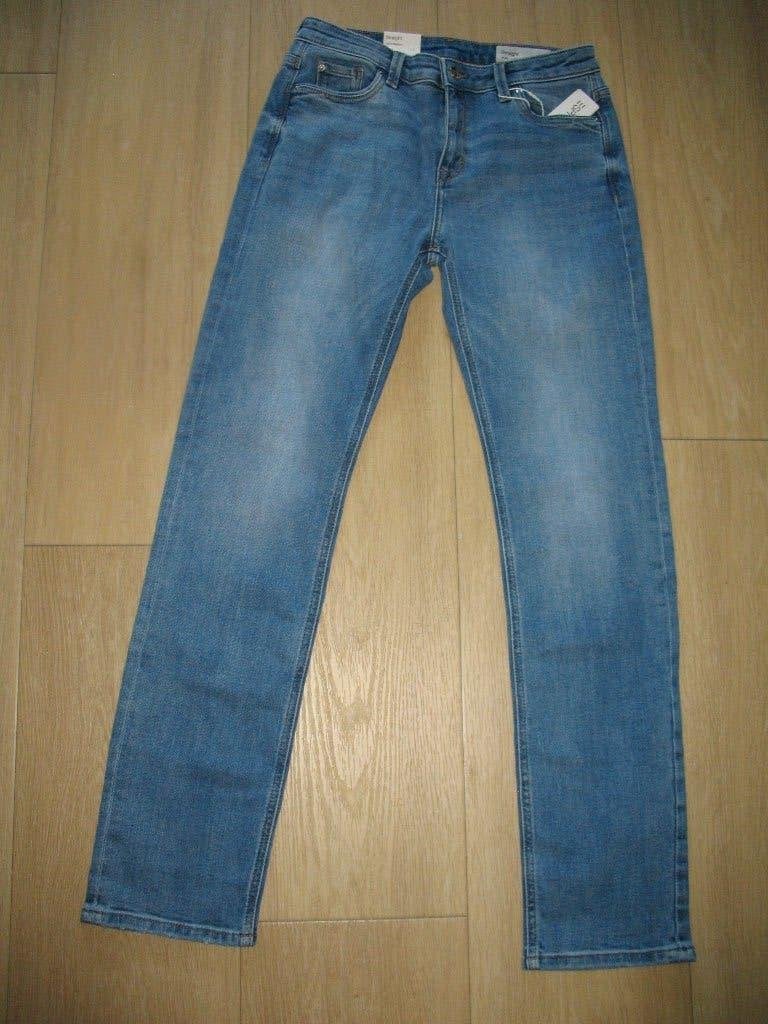 Esprit Stretch Jeans Organic Katoen Mt 28/32 Zolderopruiming, Blauw, Nieuw, Ophalen of Verzenden, W28 - W29 (confectie 36)