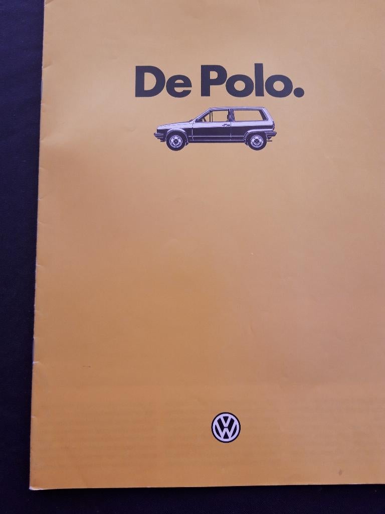 folder Volkswagen Polo 1985 ( Steilheck ) Nederlands, Ophalen of Verzenden, Zo goed als nieuw, Volkswagen