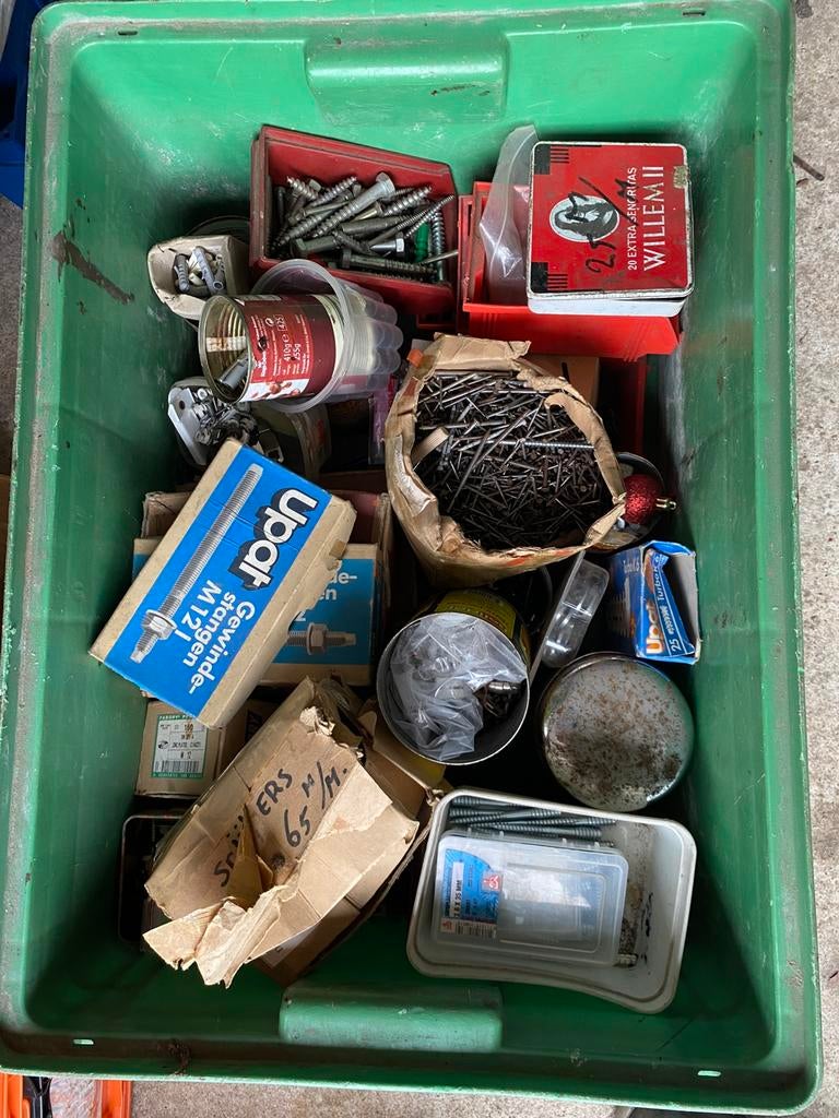 Van alles wat, Doe-het-zelf en Verbouw, Gereedschapskisten, Ophalen, Gevuld, Gebruikt