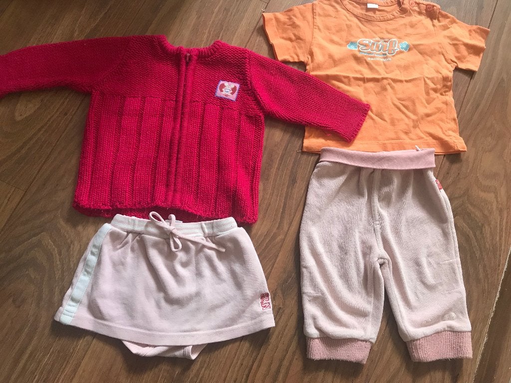 Babysetje kledingpakket baby trui broek rok shirt H&M mt 62, Kinderen en Baby's, Ophalen of Verzenden, Nieuw, Maat 62