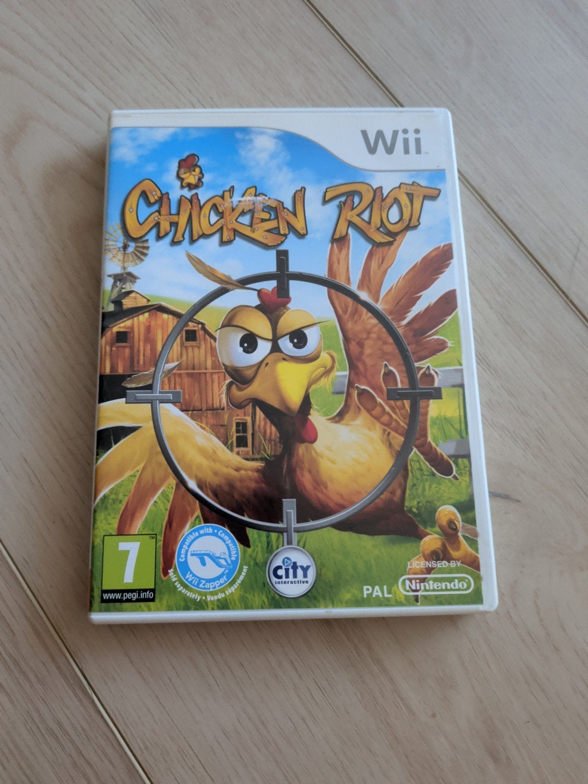 Chicken Riot - Wii Game, Ophalen of Verzenden, Zo goed als nieuw, Simulatie, Vanaf 7 jaar
