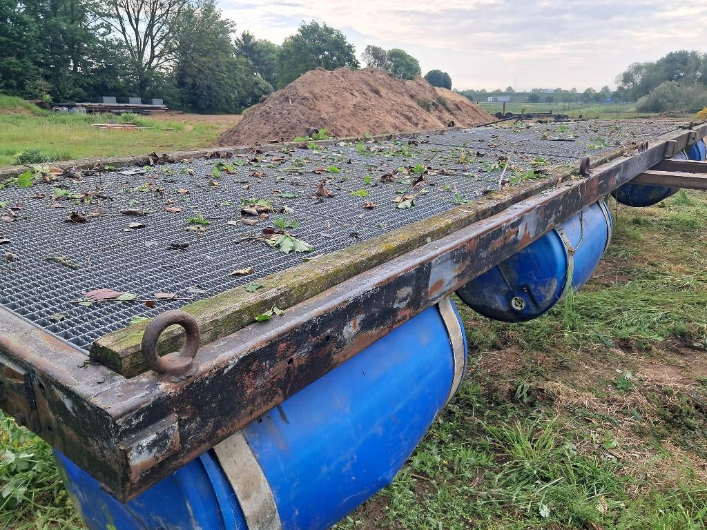 te koop drijvende steiger ponton 8,00 x 1,60, Ophalen, Gebruikt, Overige typen