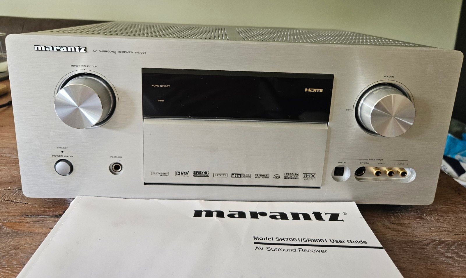 Marantz SR7001 AV Surround Receiver - Zilver, Audio, Tv en Foto, Versterkers en Receivers, Overige systemen, Zo goed als nieuw