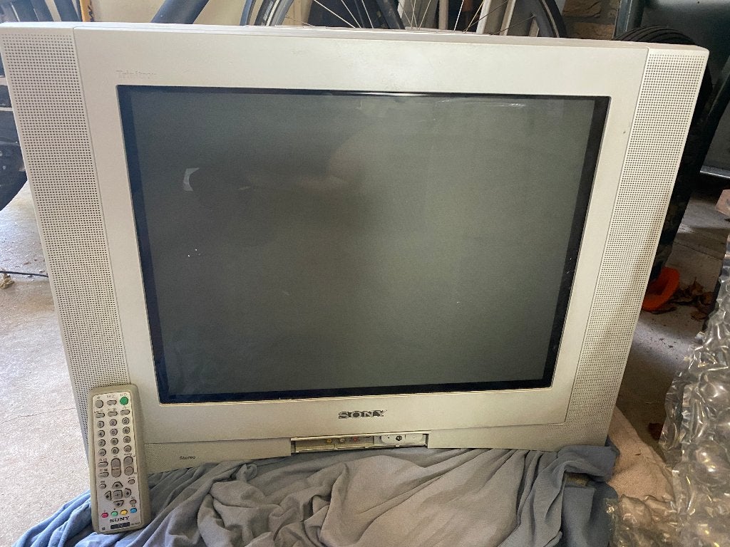 Sony trinitron KV-21FQ10B CRT, Ophalen, Gebruikt, 40 tot 60 cm, Sony