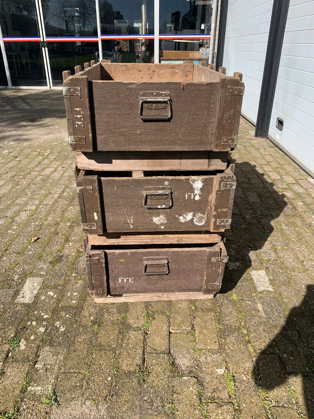 Houten munitiekisten - veelzijdig te gebruiken, Ophalen, Gebruikt, 100 tot 150 cm, 5 – 50