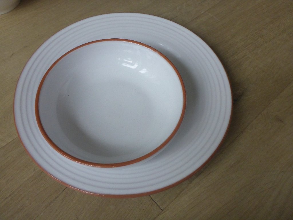 schaaltje en dinerbord Jamie Oliver., Overige typen, Ophalen of Verzenden, Zo goed als nieuw, Overige stijlen
