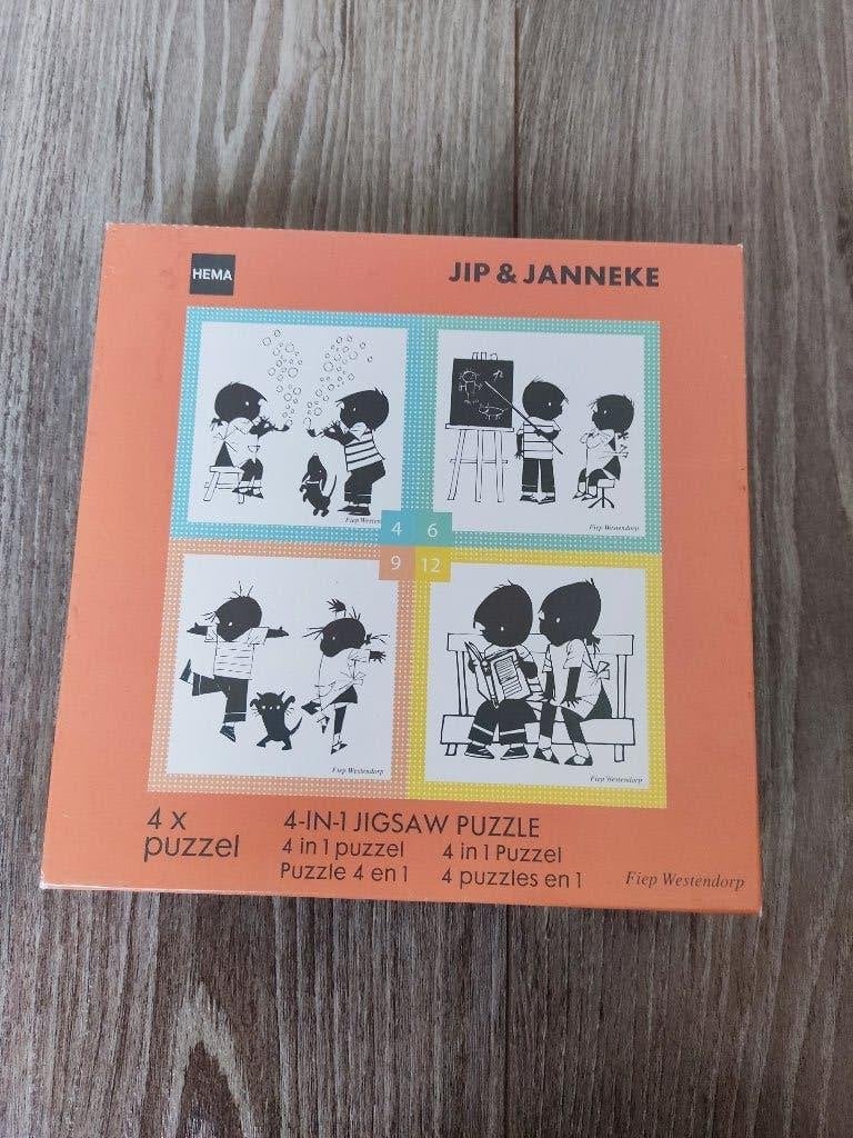 4 Jip en Janneke puzzels, Ophalen of Verzenden, 10 tot 50 stukjes, Nieuw, 2 tot 4 jaar