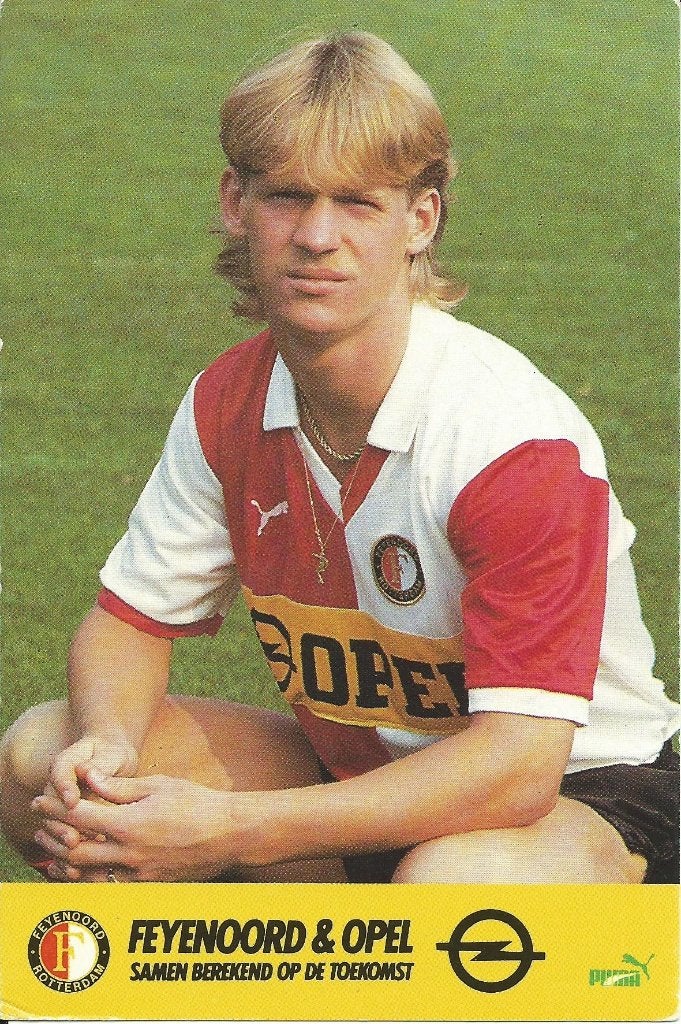 1984-1985 fotokaart Opel Mario Been Feyenoord, Verzamelen, Verzenden, Zo goed als nieuw, Feyenoord, Spelerskaart