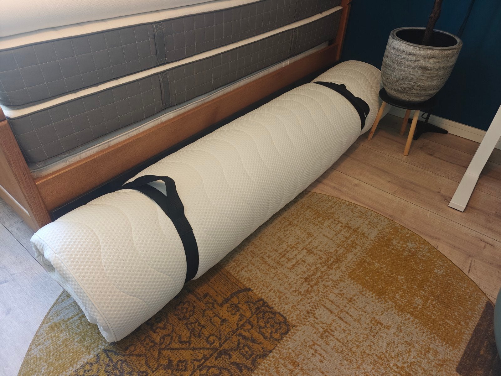 IKEA Norrsele topper 180x200 cm - Zo goed als nieuw, Ophalen, Tweepersoons, Zo goed als nieuw, Matras
