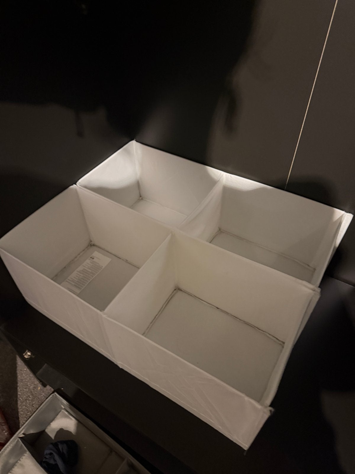 2x Kledingkast Opbergdozen met Vakken - Wit, Ophalen of Verzenden, Zo goed als nieuw