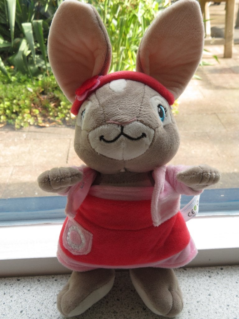 Lily Konijn van Pieter Peter Rabbit merk K.I.E.Trading, Konijn, Ophalen of Verzenden, Zo goed als nieuw, Wasbaar