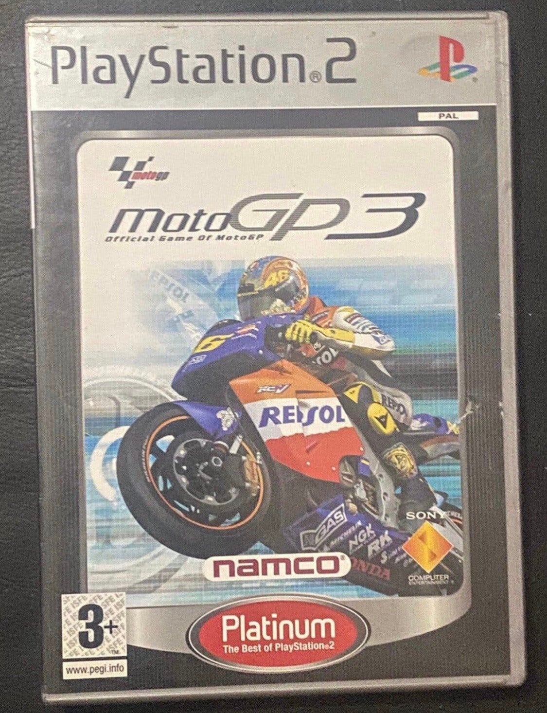 MotoGP 3 (Platinum-editiion) PlayStation 2 (PS2), 1 speler, Racen en Vliegen, Ophalen of Verzenden, Zo goed als nieuw