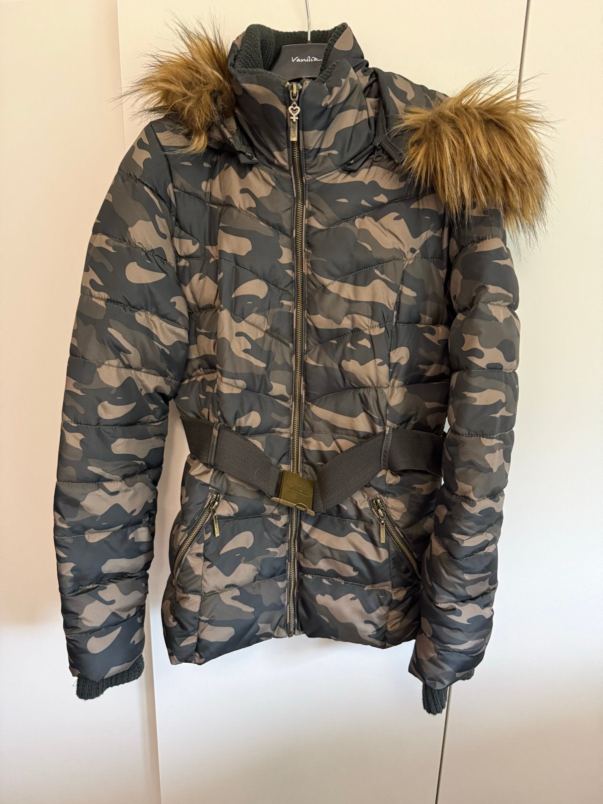 Nieuwe Coolcat camouflage winterjas met afneembare capuchon, Kleding | Dames, Ophalen of Verzenden, Nieuw, Maat 42/44 (L), Groen