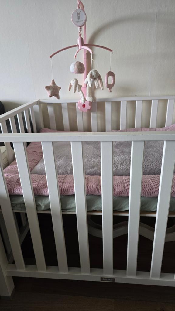 Bopita box met matras, topdek en Little Dutch mobiel, Ophalen of Verzenden