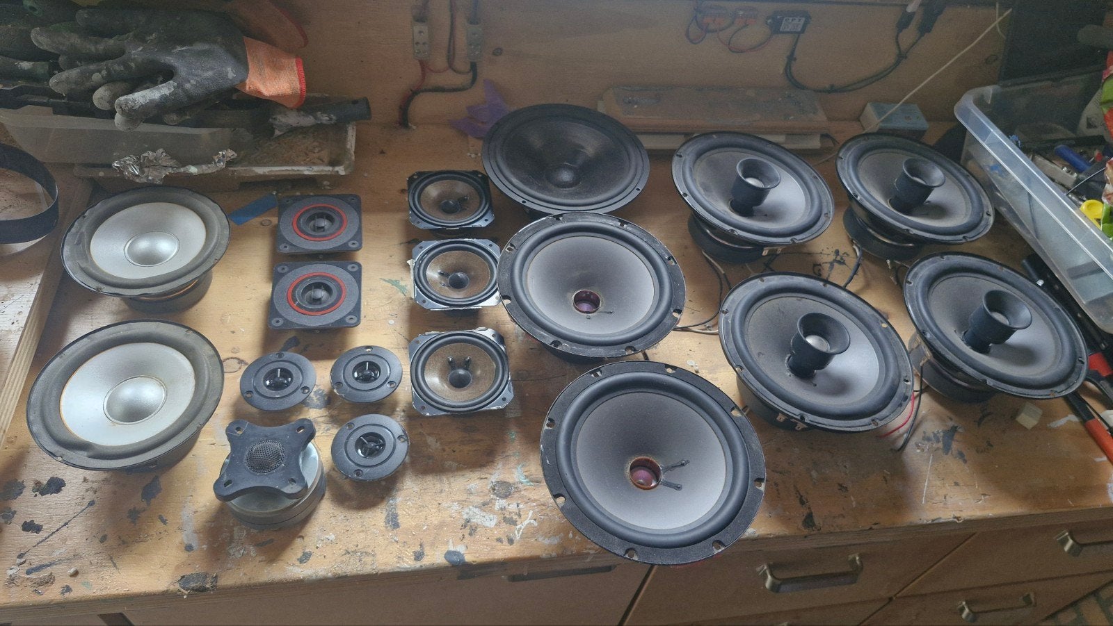 Opruiming luidsprekers en tweeters - Onkyo, Philips, Vifa, Ophalen of Verzenden, Overige merken