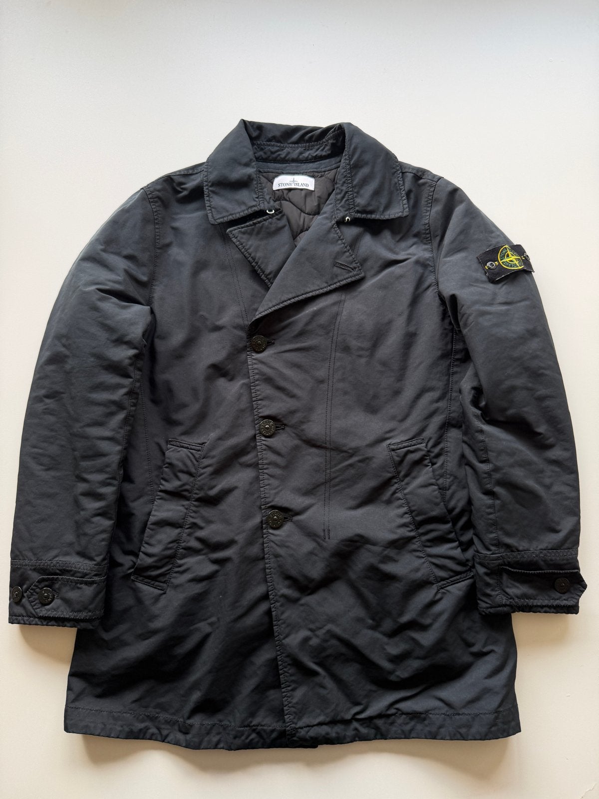 Stone Island David-TC Primaloft Jas - Maat M, Ophalen of Verzenden, Zo goed als nieuw, Maat 48/50 (M), Zwart