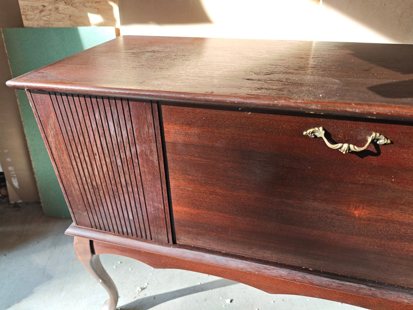 Vintage Philips Stereo Meubel met Platenspeler en Radio, Ophalen