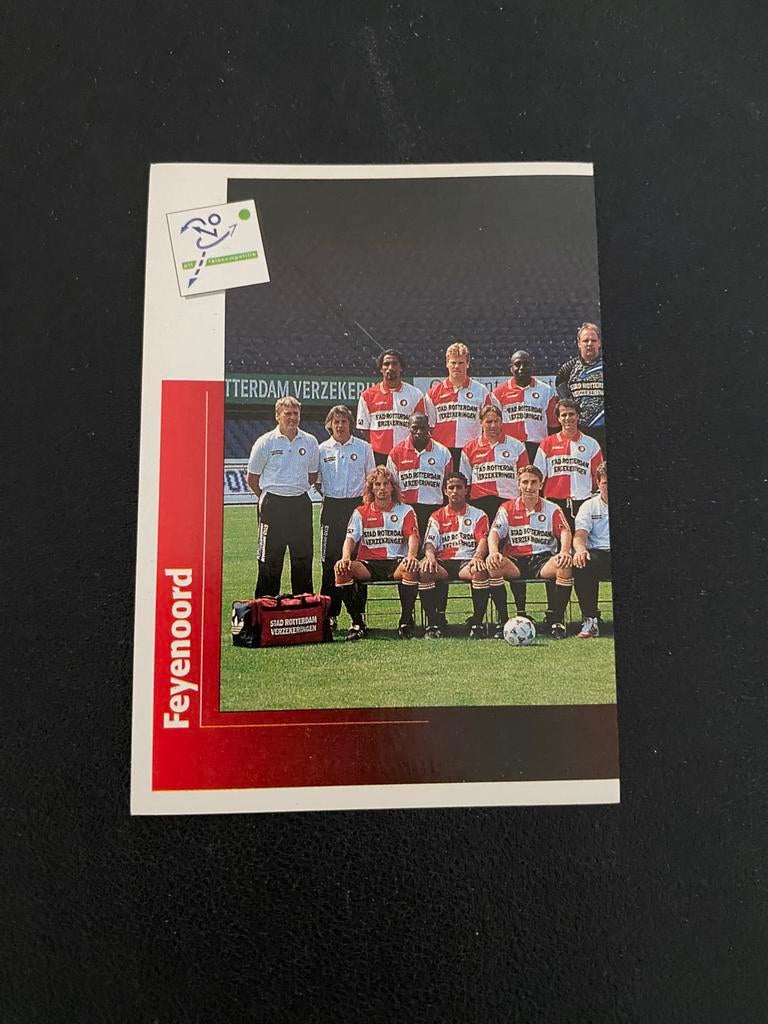 Feyenoord Rotterdam Elftal - Panini Voetbal 96, Ophalen of Verzenden, Zo goed als nieuw, Feyenoord, Poster, Plaatje of Sticker