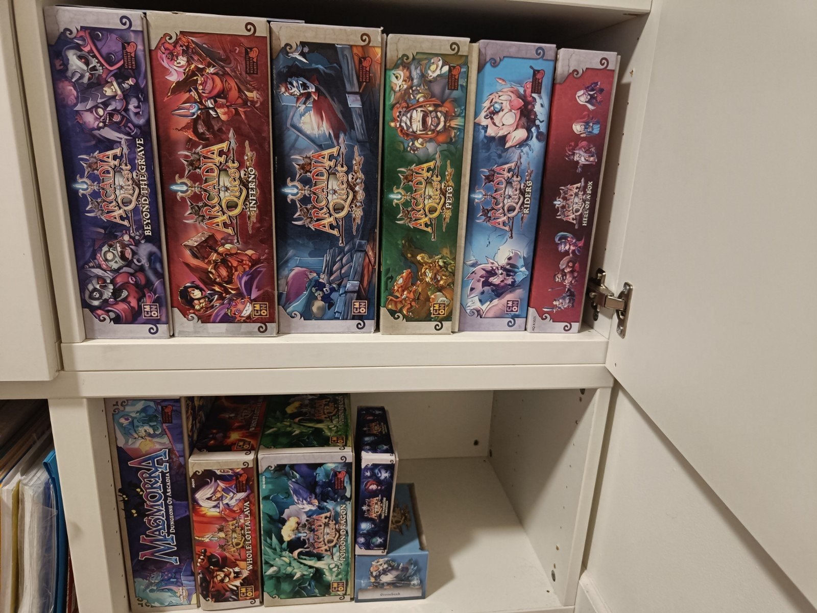 Arcadia Quest bordspellen en uitbreidingen, Ophalen, Gebruikt, Cool Mini Or Not (CMON)