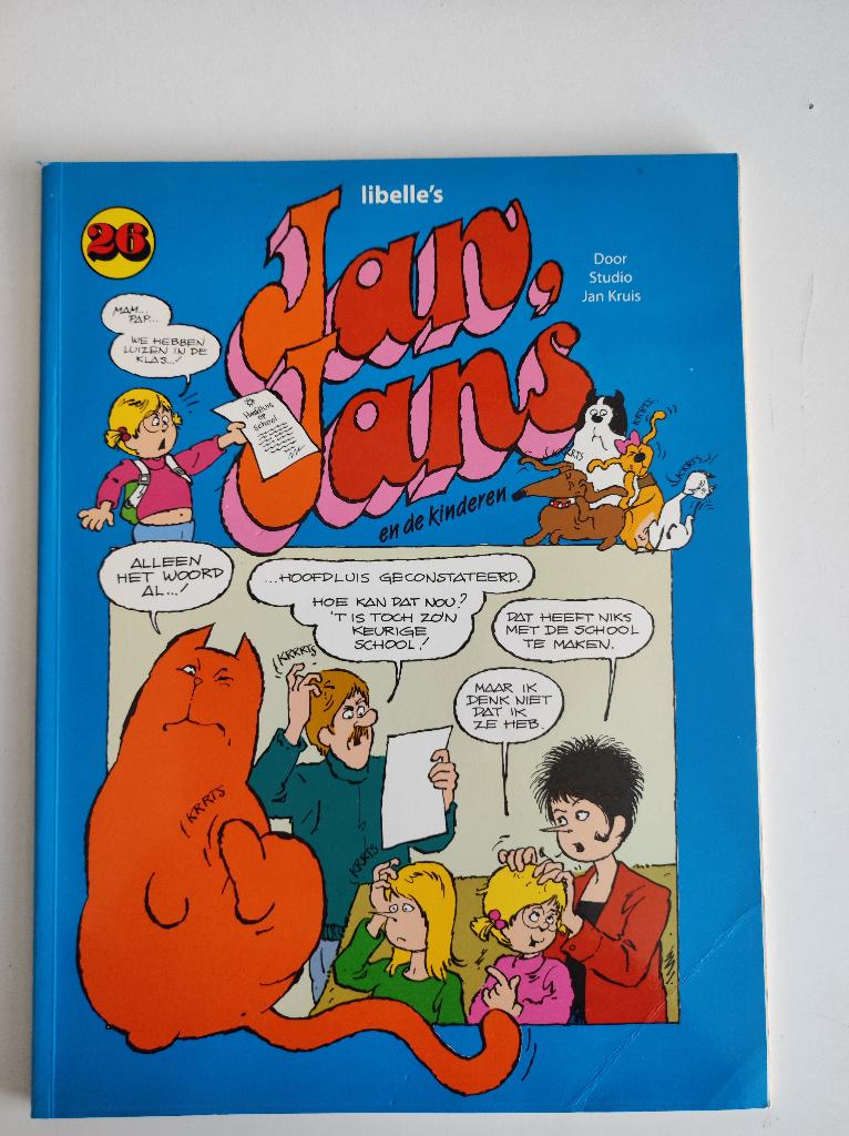 Jan, Jans en de kinderen nr 26 eerste druk 2000., Boeken, Stripboeken, Eén stripboek, Ophalen of Verzenden, Jan Kruis, Gelezen