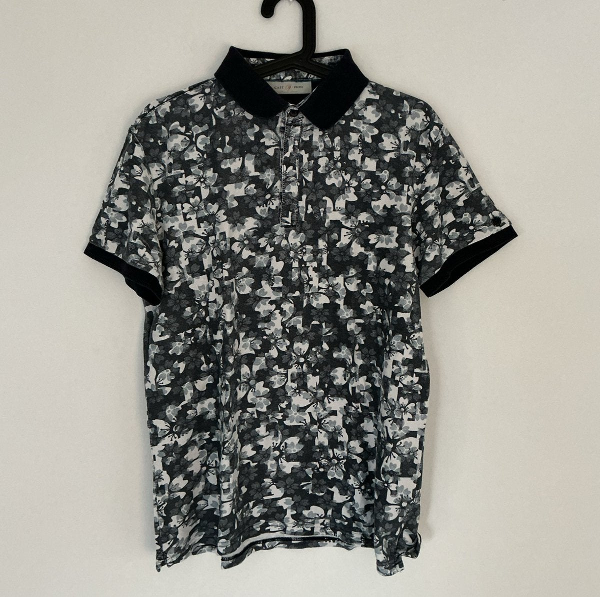 T- shirt heren, cast iron, maat L, Ophalen of Verzenden, Zo goed als nieuw, Maat 52/54 (L), Blauw