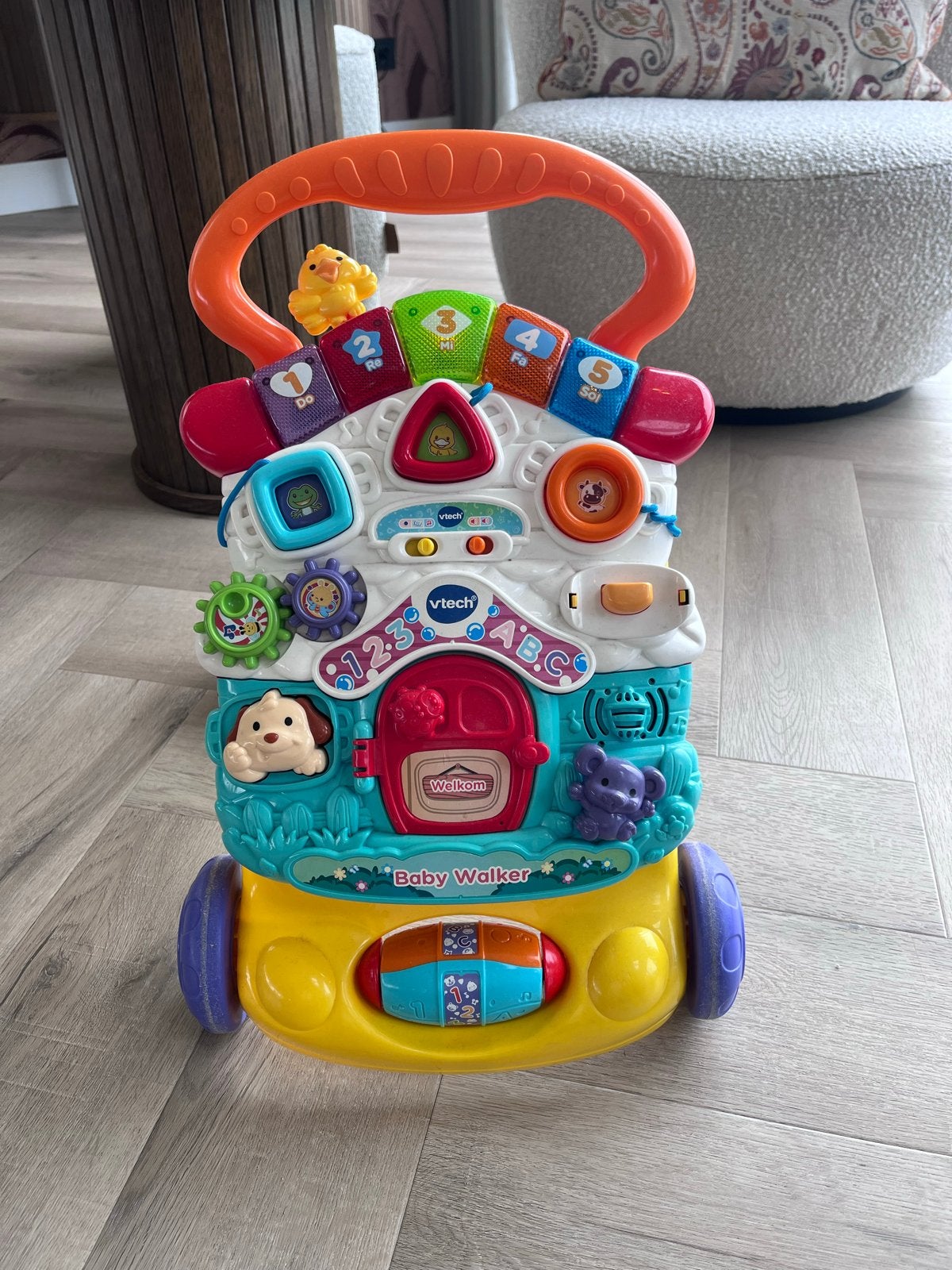 VTech Baby Walker Loopwagen - Interactief Speelplezier, Ophalen, Gebruikt, Overige typen, Met licht