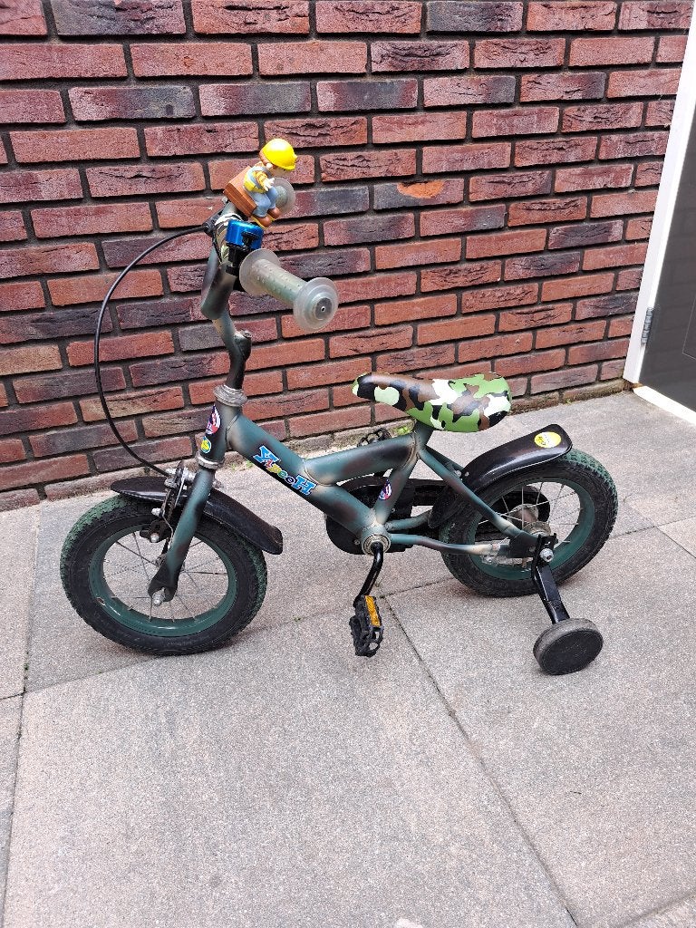 Xootz 12 inch kinderfiets, Ophalen, Gebruikt, Minder dan 16 inch, Zijwieltjes