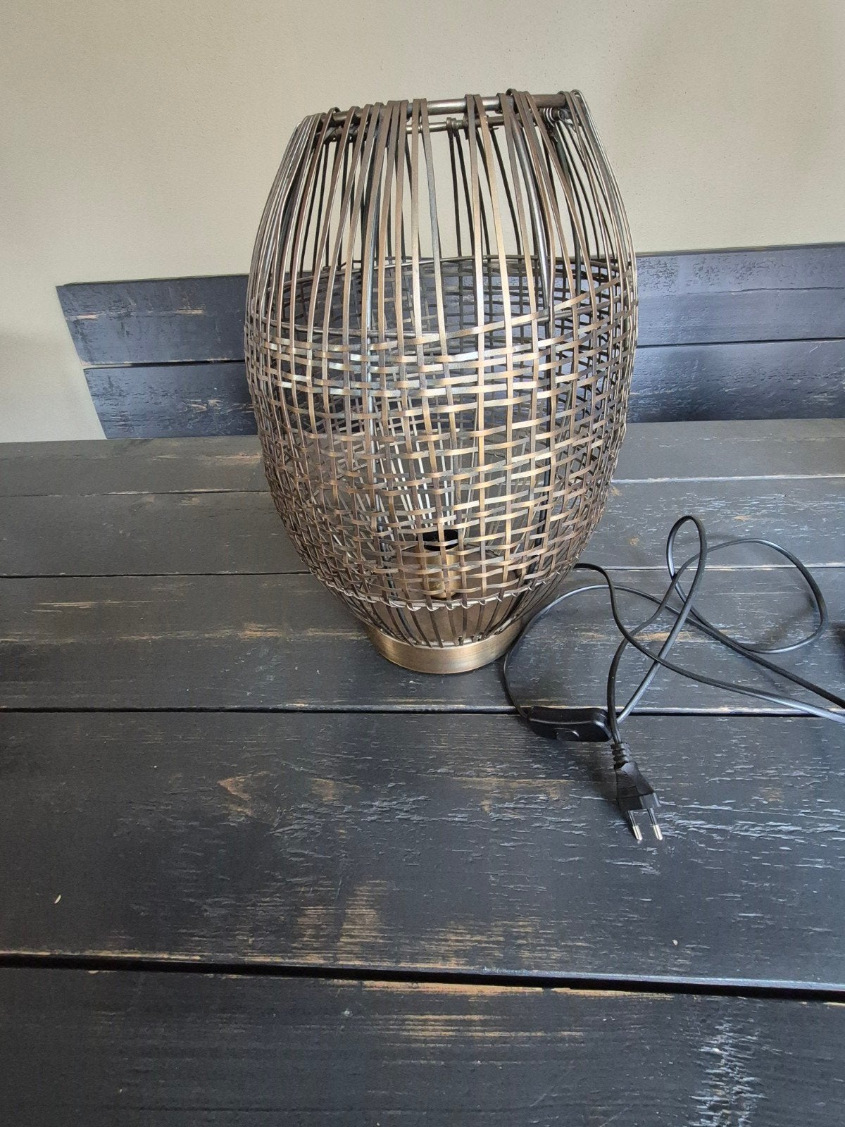 Tafellamp, Ophalen, Metaal, Minder dan 50 cm