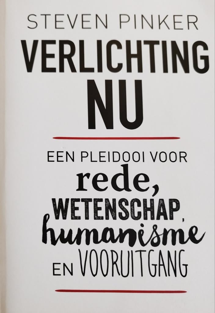 Verlichting Nu - Steven Pinker (Boek), Boeken, Wetenschap, Zo goed als nieuw, Verzenden